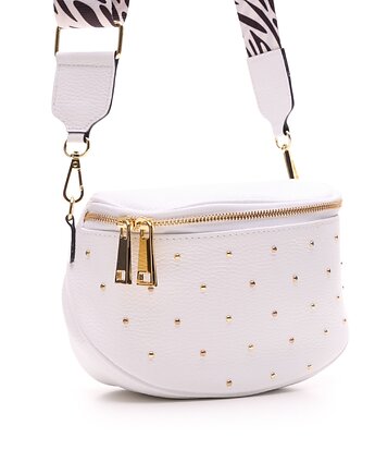 Torebka skórzana z ćwiekami (6535), BOSCCOLO