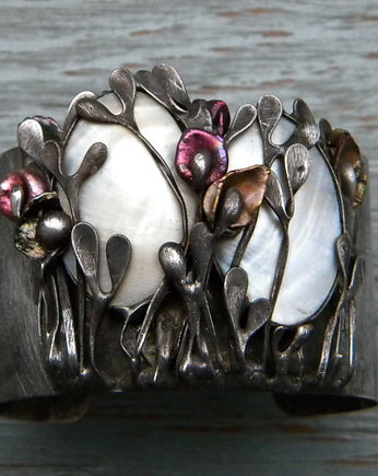 perłowe owale - BRANSOLETA MANKIET - CUFF, Beata Trotter