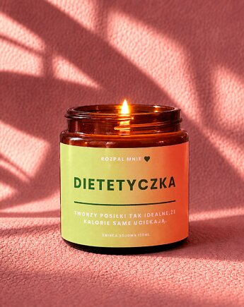 Zapachowa świeca sojowa Dietetyczka, SOy