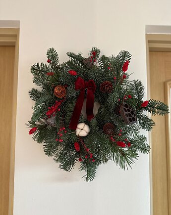 Wianek naturalny bożonarodzeniowy, Łąka