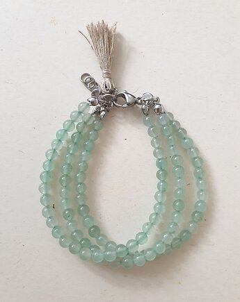 Bransoletka TRIO awenturyn zielony, modesign