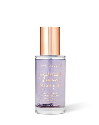 CRYSTALLOVE Amethyst Shimmer Facial Mist - mgiełka do twarzy z ametystem i la, CRYSTALLOVE
