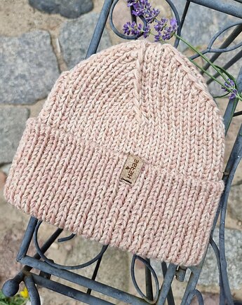 Czapka merino farbowana naturalnie Brezylka, HERBE DESIGN