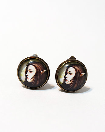 Klipsy - Elf - brąz, yenoo