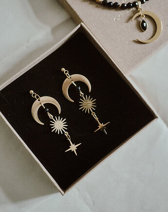 Kolczyki Nut, Sehet Jaru, Okruszek Biżuteria