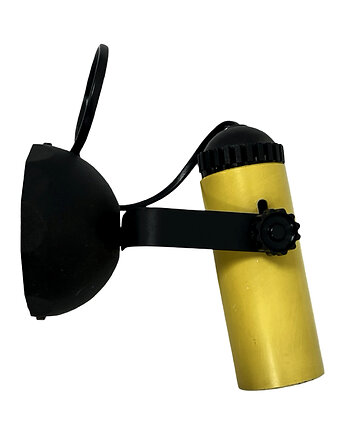 Żółta lampa, kinkiet POLAM PIŁA Typ 12, Polska lata 70., Good Old Things