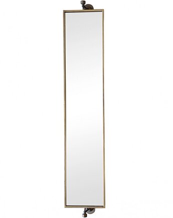 Lustro obrotowe postarzane antyczny mosiądz 144 cm, MIA home