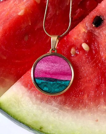 Naszyjnik z kolekcji Arbuz, Slow Jewelry