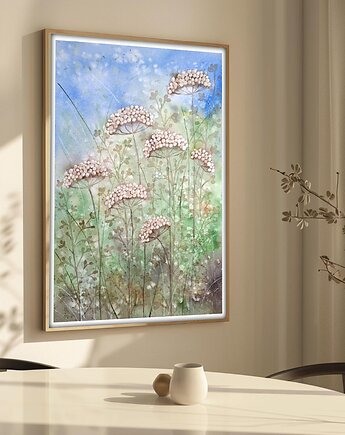 Oryginalna akwarela. Trawy A3, Malgorzata Domanska