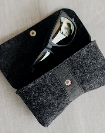 Marmollada - etui filcowe NA OKULARY grafitowe + C, marmollada