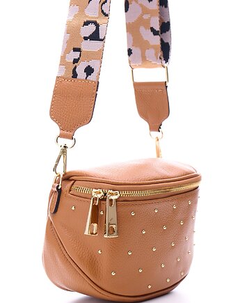 Torebka skórzana z ćwiekami (6568), BOSCCOLO