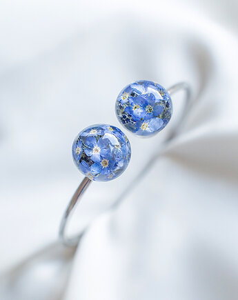 Bransoletka z niezapominajkami, nature gift