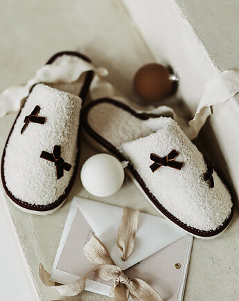 Eleganckie pantofelki z kokardkami, Apollie&co