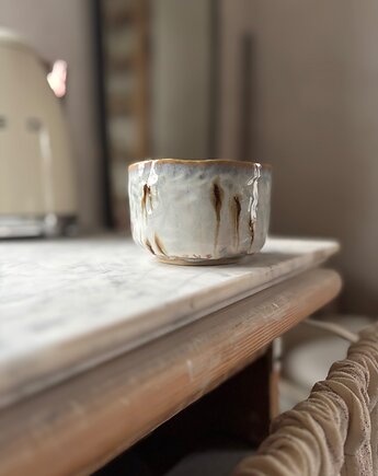 Ceramiczna Czarka do Matchy 250 ml Waterfalls handmade chawan, Maison Fragile