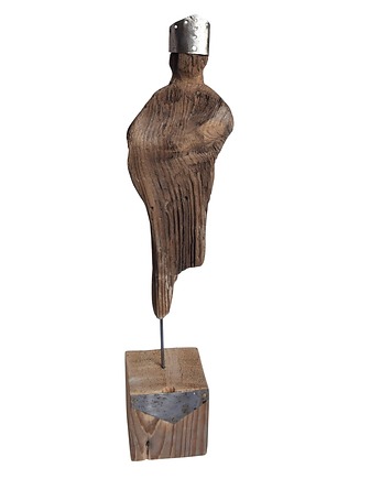 Rzeźba dekoracja ze starego drewna abstrakcja postać figurka /7/, Galeriai