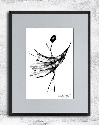 Autorska grafika z ramą - nr 83, Maja Gajewska