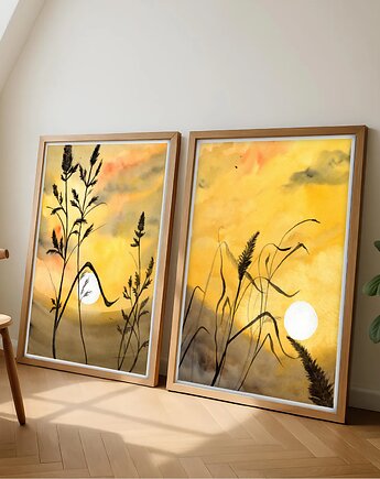 Zestaw 2 prac. Trawy, Malgorzata Domanska