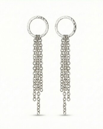 Srebrne kolczyki Łańcuszki, Wierzbanowska