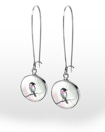Kolczyki - Ptaszek - wiszące, yenoo
