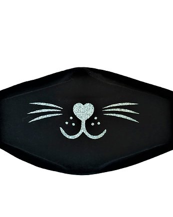 Bawełniana maseczka ochronna na twarz KOT, THE MISS CAT