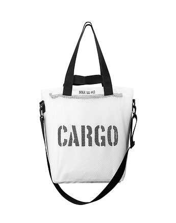 Torba MESH white MEDIUM, CARGO by OWEE