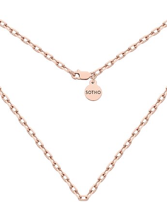 Masywny łańcuch z różowego złota, SOTHO