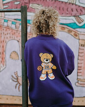 Bluza oversize rozpinana Brandon Teddy dla mamy i taty, BejbiStory
