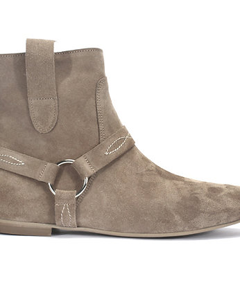 Botki DAMSKIE TAYLOR Cappucino, Rita Krzysiek HANDMADE SHOES