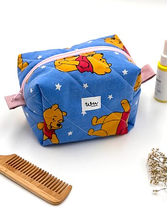 Kosmetyczka kostka Kubuś Puchatek, wu handmade
