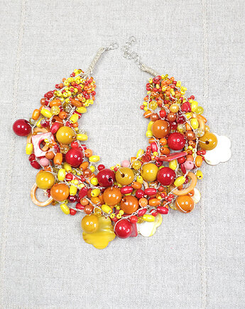 6976 Słoneczny Naszyjnik Boho , kama4you