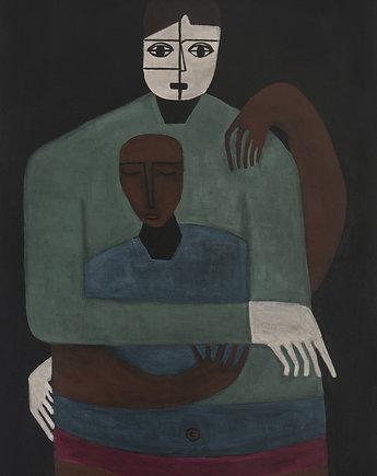 ORYGINAŁ. Obraz na płótnie - Bliskość 70x50 cm, Gosia Sendlewska