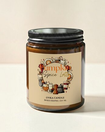 Świeca w słoiku zapachowa 250 ml jesieniara, Oyka Candle