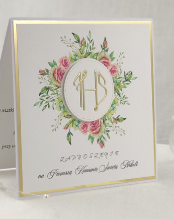 Zaproszenia na Komunię, wzór 14, Anna Art and Crafts