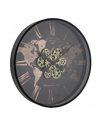 Zegar Ścienny Zegar Wiszący Mundo 57 cm, OKAZJE - Prezent na 70 urodziny