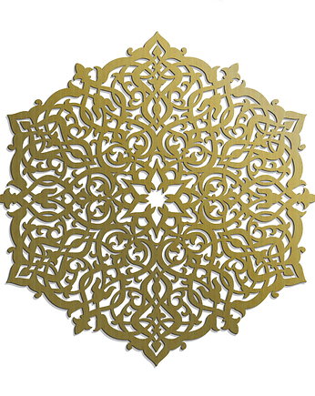 DEKORACYJNY PANEL AŻUROWY, ROZETA MAROKAŃSKA, DEKORACJA ŚCIENNA 3D, ORNAMENT,, ORNAMENTI