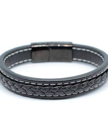 Bransoleta męska czarna, Kociokwik Jewelry