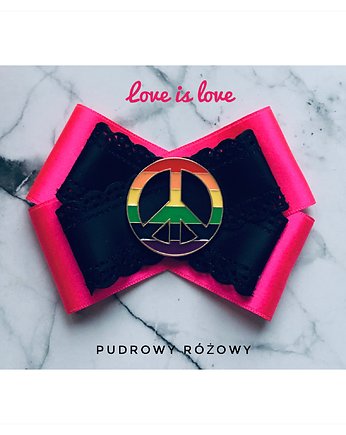 Brosza z Kolekcji LOVE is LOVE  Pride, Pudrowy Różowy