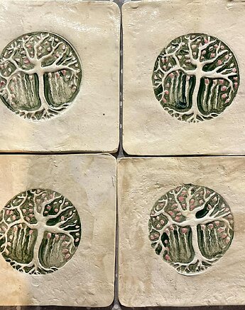 Płytki Ceramiczne Kafle Drzewo Magnolii, Ceramika Nastawka