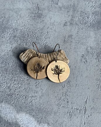 Kolczyki i utrwalony ślad prawdziwej rośliny, Metalova Magia