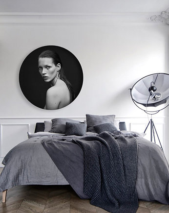Kate Moss -  okrągły obraz, Dekoracje PATKA Patrycja Kita