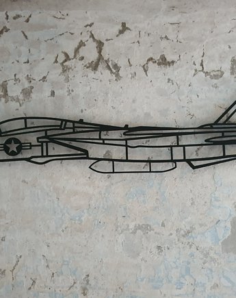 Samolot F-14 Tomcat metalowa ozdoba na ścianę 3D, Aircraft Sketches