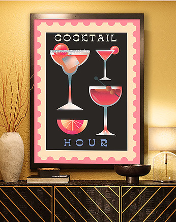 Plakat Cocktail Hour - fine art, minimalmill