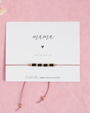 MAMA Morse Code Bracelet, Le Boho Bleu