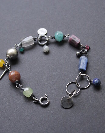 Unikatowa bransoletka - Wielka moc minerałów - Kolor II, fado