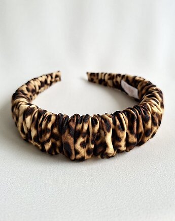 Opaska marszczona Leopard w panterkę, Volie Line