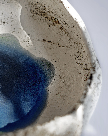 Ozdobna misa ceramiczna 25cm handmade, Ewa Duszka