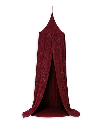 Baldachim i mata, namiot wiszący - BURGUNDY, Fun with Mum