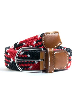 Pleciony pasek Black Red White, Pineapplestyle
