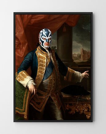 Plakat Luchadore v2, HOG STUDIO