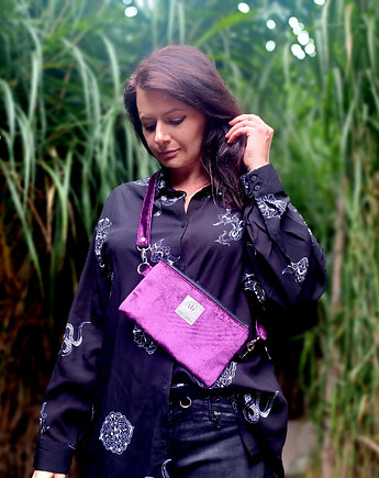 Mini nerka torebka na telefon Purpurowa, sabi tatka